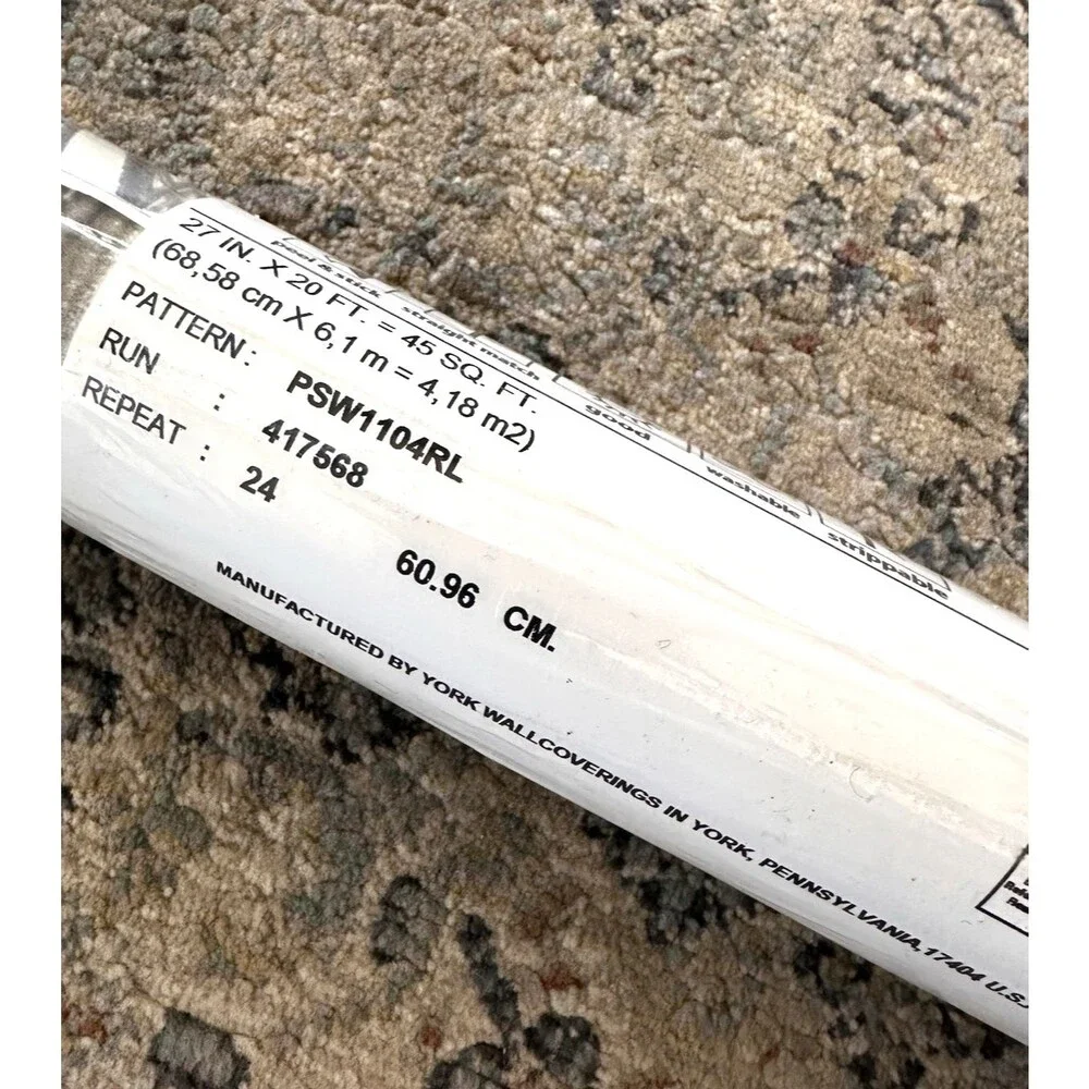 New Anthropologie Wallpaper Peaceful Plume Peel Stick Candice Olson PSW1104RL